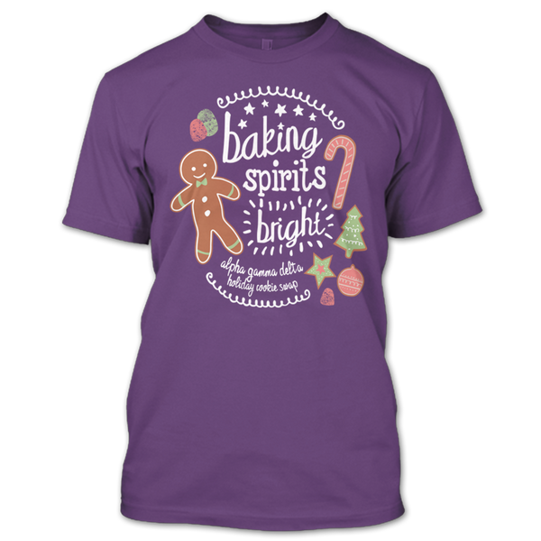 A black t-shirt with the shopify logo