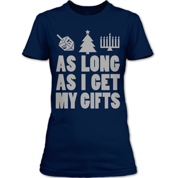 A black t-shirt with the shopify logo