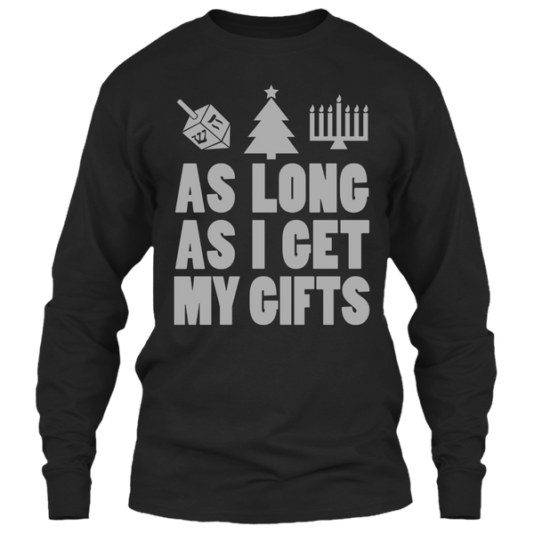 A black t-shirt with the shopify logo