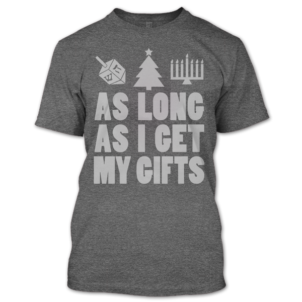 A black t-shirt with the shopify logo