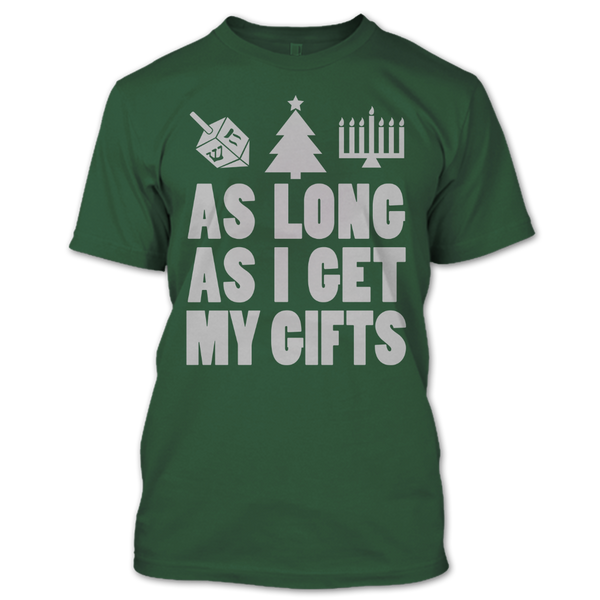 A black t-shirt with the shopify logo