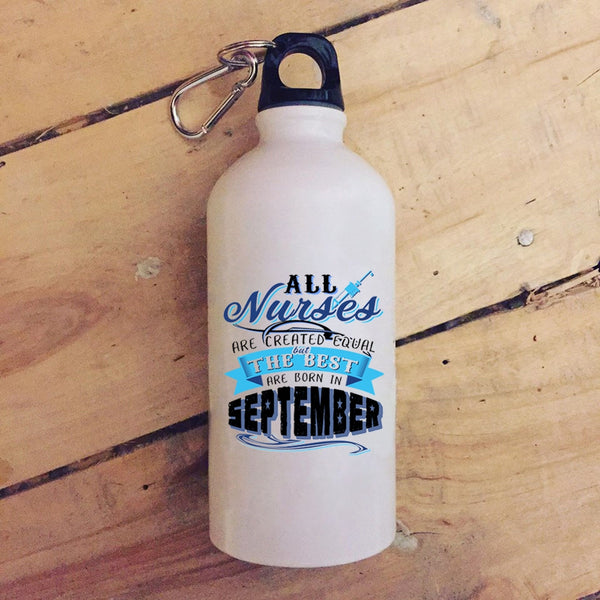 The Best Nurses Are Born In September 20 oz Stainless Steel Bottle,Nurses Outdoor Sports Water Bottle