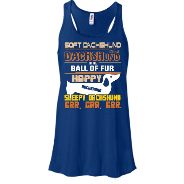 Soft Dachshund With Dachshund Little Ball Of Fur Shirt, Cool Dog Shirt