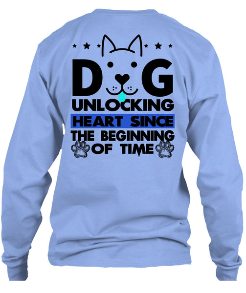 Dog Unlocking Heart T Shirt, I Love My Dog T Shirt