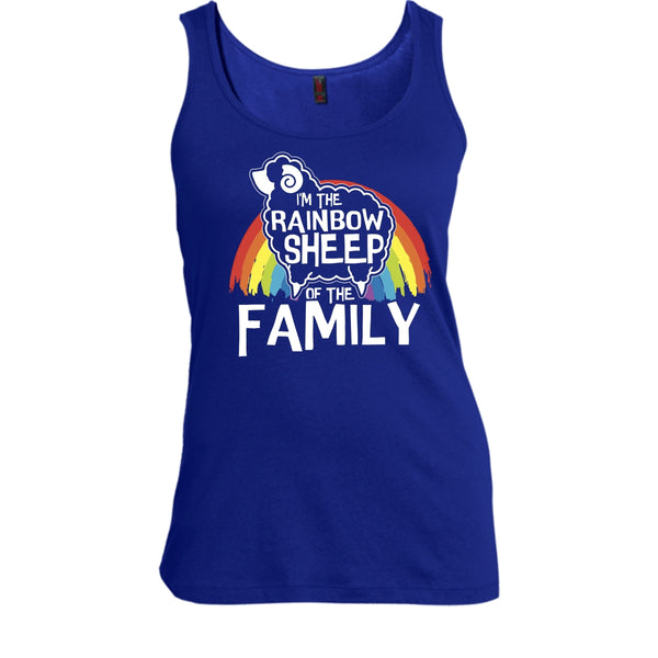 I'm The Rainbow Sheep Of Family T Shirt, Coolest Rainbow Sheep Tank Top