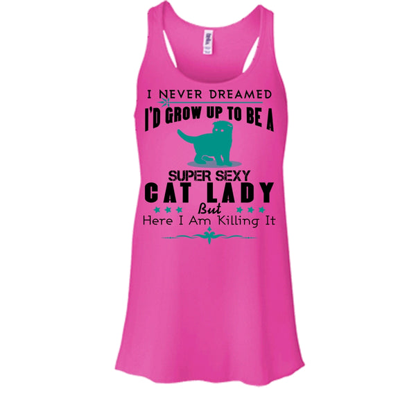 I'd Grow Up To Be A Sexy Cat Lady Shirt, Cool Cat Lady Shirt