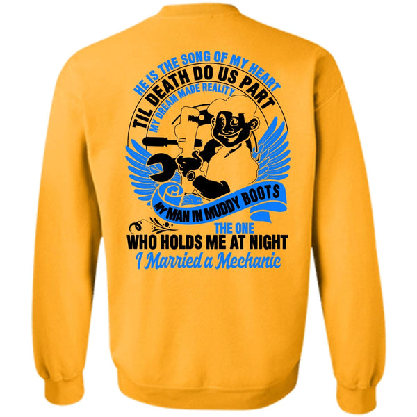 I Love Mechanic T Shirt, I Married A Mechanic Sweatshirt