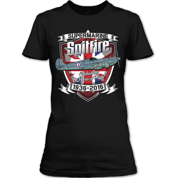 A black t-shirt with the shopify logo