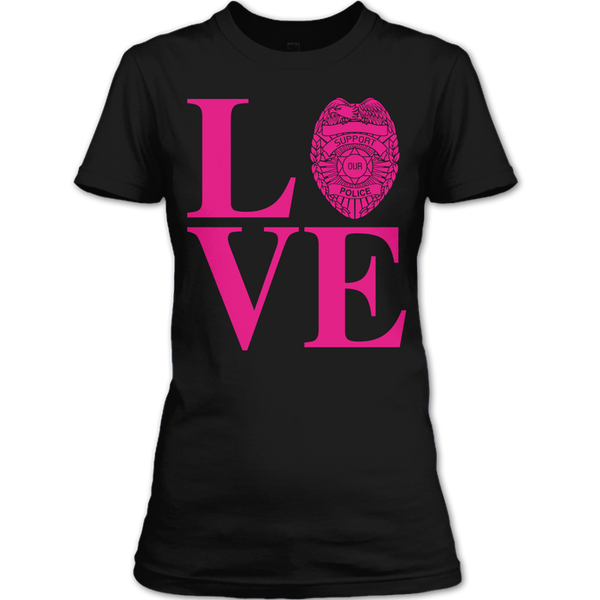 A black t-shirt with the shopify logo