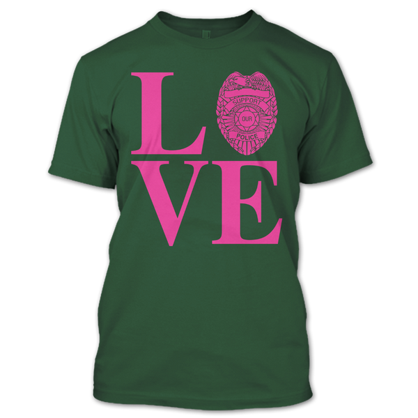 A black t-shirt with the shopify logo