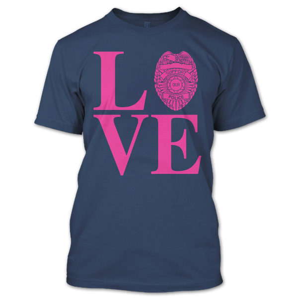 A black t-shirt with the shopify logo