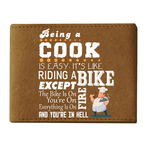 Being A Cook Is Easy Men's Wallets, I'm A Chef Wallets For Men
