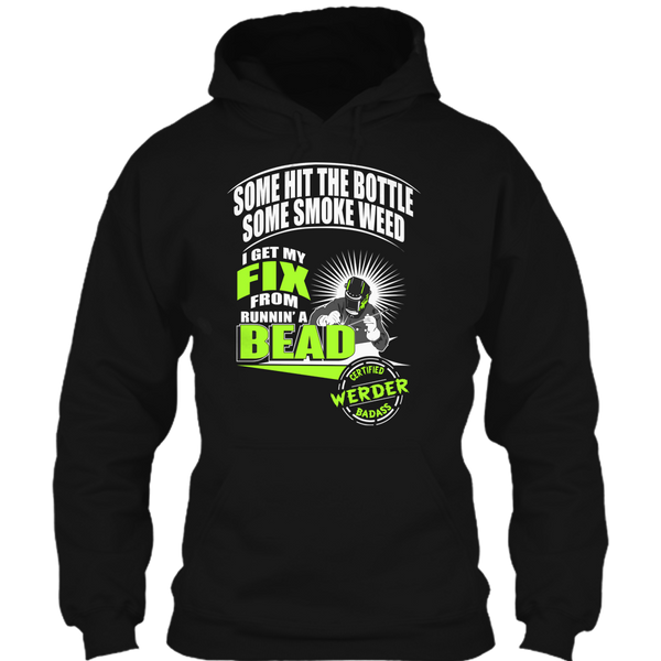 A black t-shirt with the shopify logo