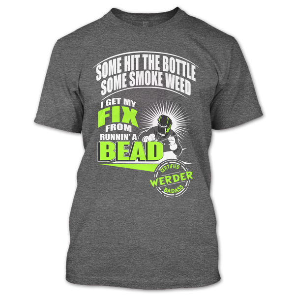 A black t-shirt with the shopify logo