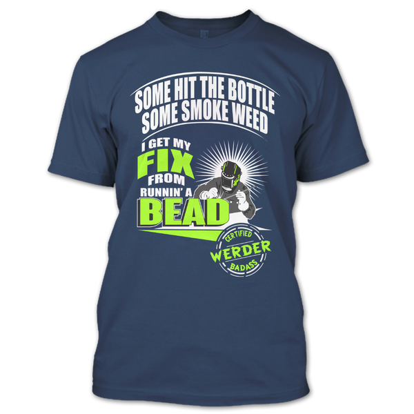 A black t-shirt with the shopify logo