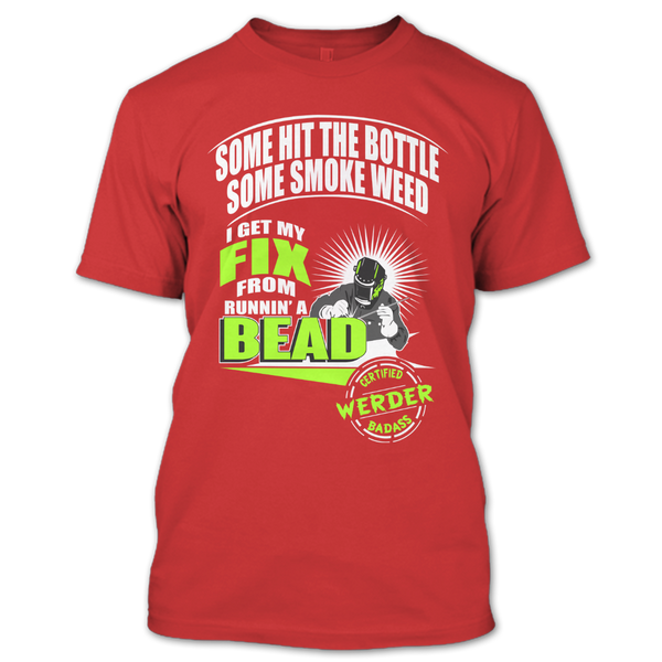 A black t-shirt with the shopify logo