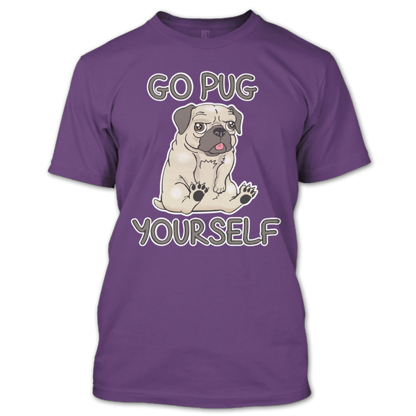 A black t-shirt with the shopify logo