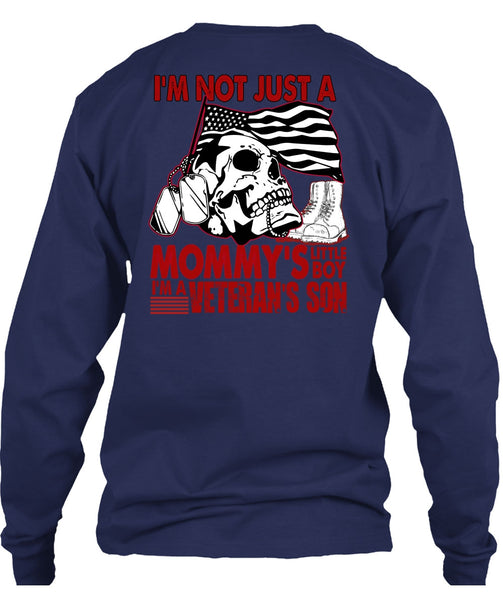 I'm A Veteran's Son T Shirt, Mommy's Little Boy T Shirt