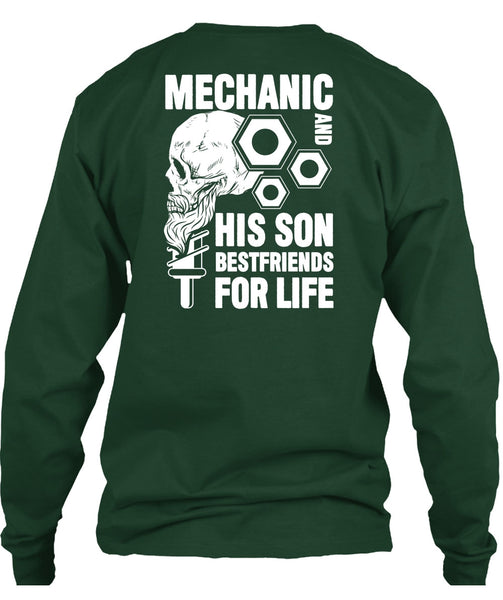 Mechanic And His Son Best Friend T Shirt, Being A Mechanic T Shirt