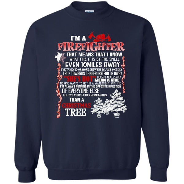 Christmas Tree T Shirt, Coolest Firefighter Sweatshirt