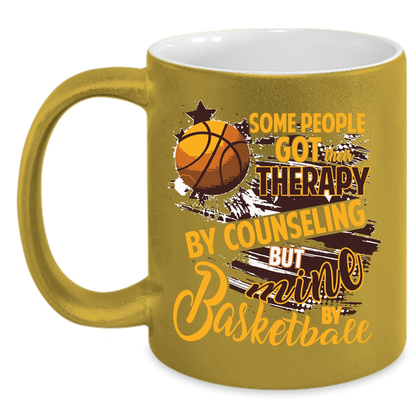 Basketball Coffee Mug, Cool Sporty Coffee Cup