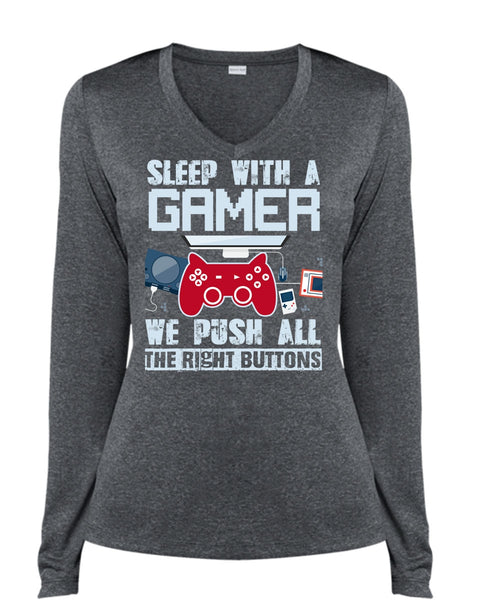 Sleep With A Gamer T Shirt, Being A Gamer T Shirt