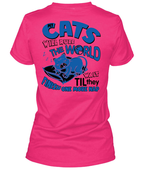 Cat's Will Rule The World T Shirt, I Love My Cat T Shirt