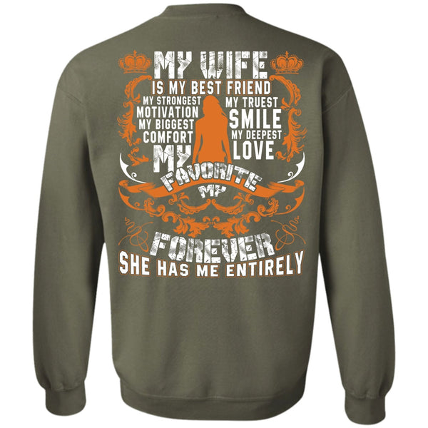 My Love My Favorite T Shirt, I Love Wife Sweatshirt