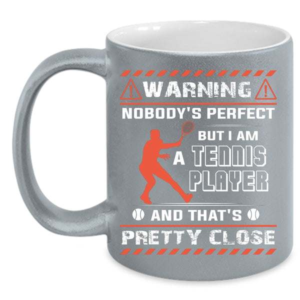 I Am A Tennis Player Coffee Mug, Awesome Tennis Player Coffee Cup