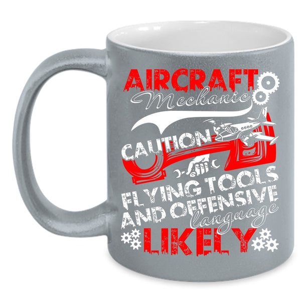 Aircraft Mechanic Coffee Mug, Cool Gift For Mechanics Coffee Cup