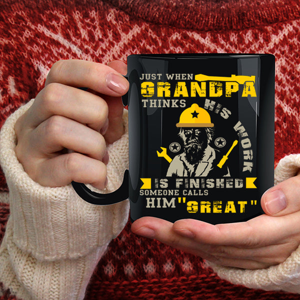 Awesome Grandpa Coffee Mug, Funny Gift For Grandpa Coffee Cup