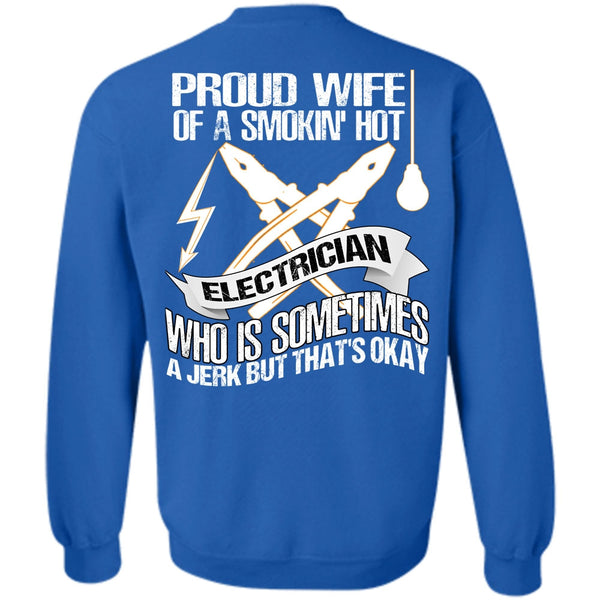 Smoking Hot Electrician T Shirt, I Love Electrician Sweatshirt