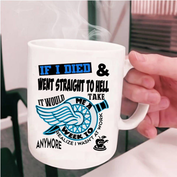 Funny Coffee Mug, It Wouls Take Me A Week To Realize Cup