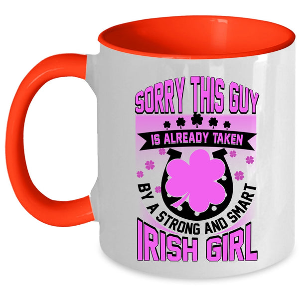 Cool Husband Coffee Mug, Taken By A Strong And Smart Irish Girl Accent Mug