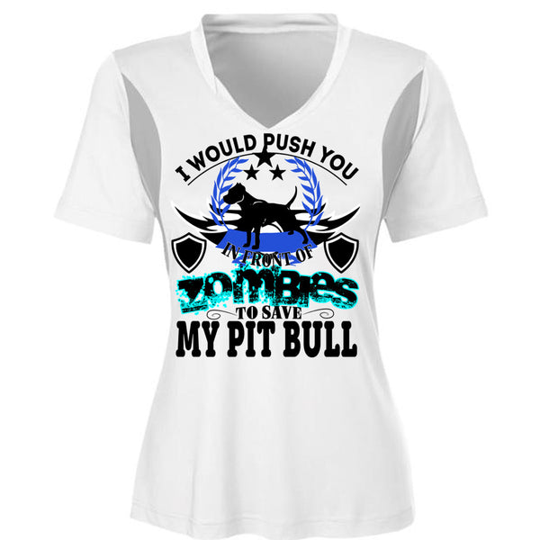 Zombies To Save My Pit Bull T Shirt, I Love Dogs T Shirt, Awesome T-Shirts