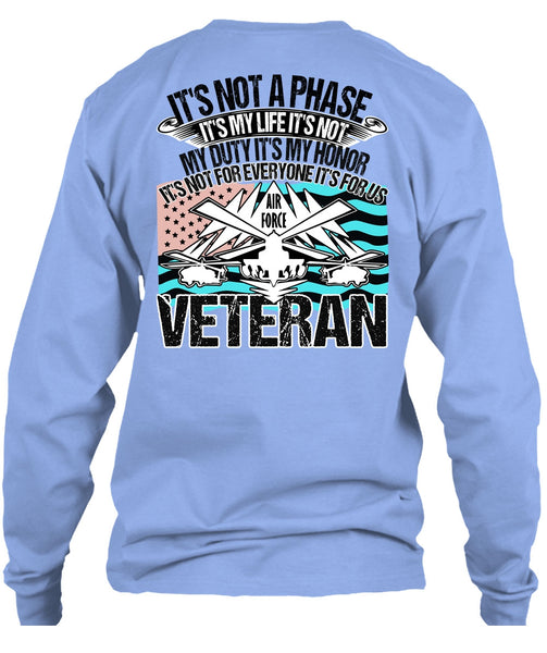 Air Force Veteran T Shirt, I Love Veteran T Shirt