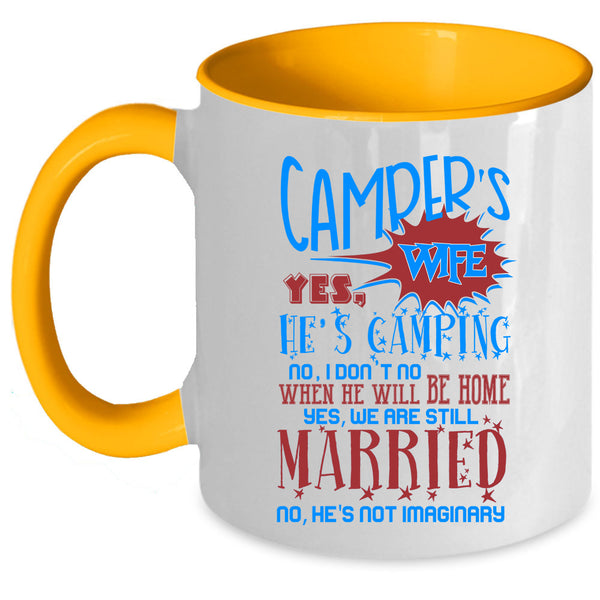 Beautiful Wife Coffee Mug, Camper's Wife Accent Mug