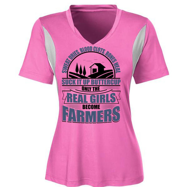 Real Girls Become Farmers T Shirt, I Love Farming T Shirt, Awesome T-Shirts