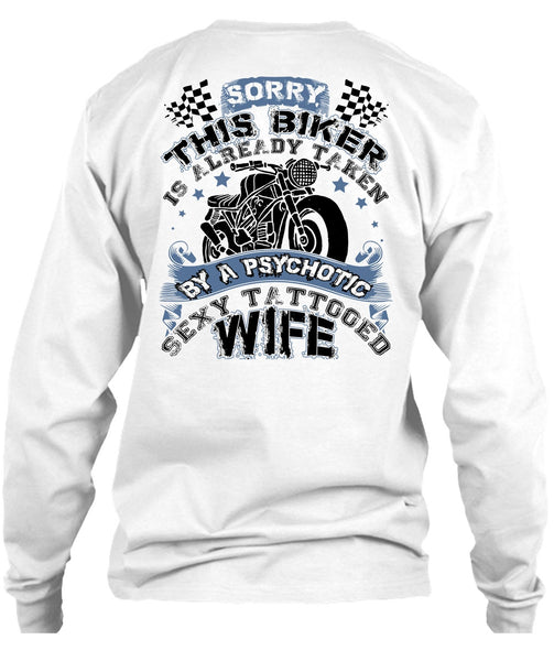 Tattooed Wife T Shirt, I Love Biker T Shirt