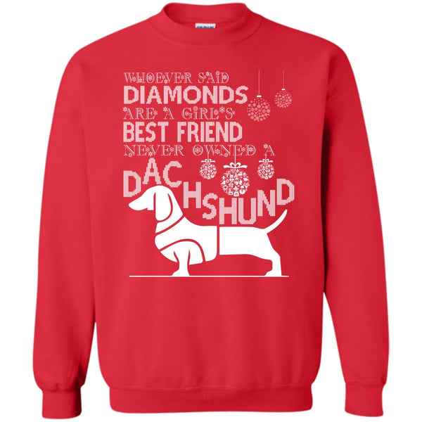 Never Owned A Dachshund T Shirt, Gift For Merry Christmas Sweatshirt