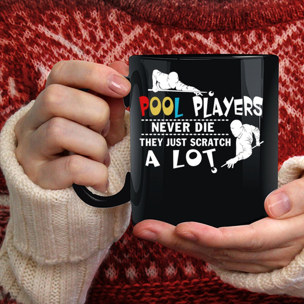 Pool Players Coffee Mug, Billiard Coffee Cup