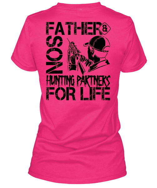 Father And Son Hunting Partners T Shirt, I Love Papa T Shirt