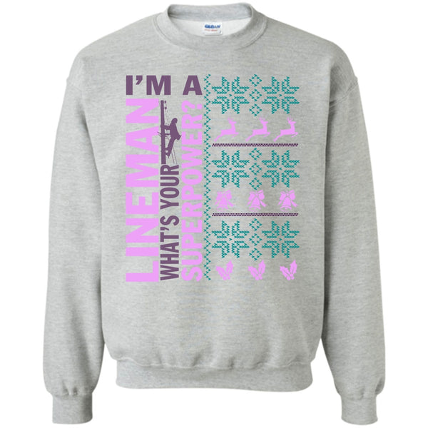 Lineman Merry Christmas T Shirt, I'm A Lineman Sweatshirt