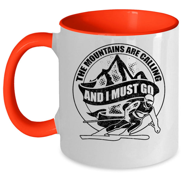 I Must Go Coffee Mug, The Mountains Are Calling Accent Mug