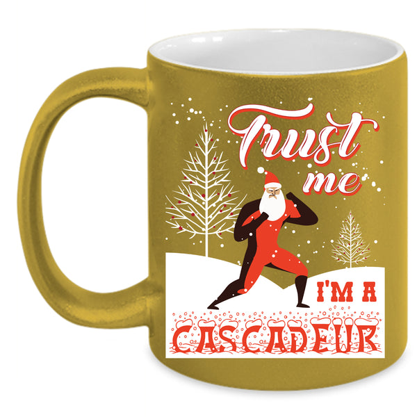 I'm A Cascadeur Coffee Mug, Cute Christmas Coffee Cup