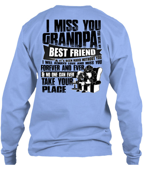 I Miss You Grandpa T Shirt, I Love Grandpa T Shirt
