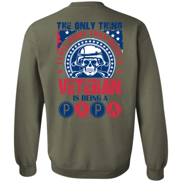 Being A Papa T Shirt, Flag American Sweatshirt