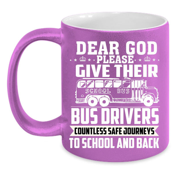 Funny School Bus Driver Coffee Mug, Cute School Bus Driver Coffee Cup