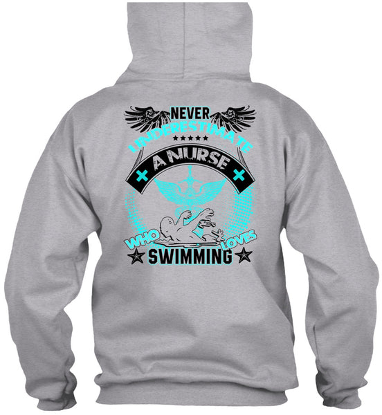 Nurse Who Loves Swimming T Shirt, I Love Swimming T Shirt