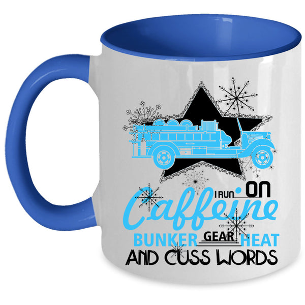 Christmas Gift For Fireman Coffee Mug, Cute Firefighter Accent Mug